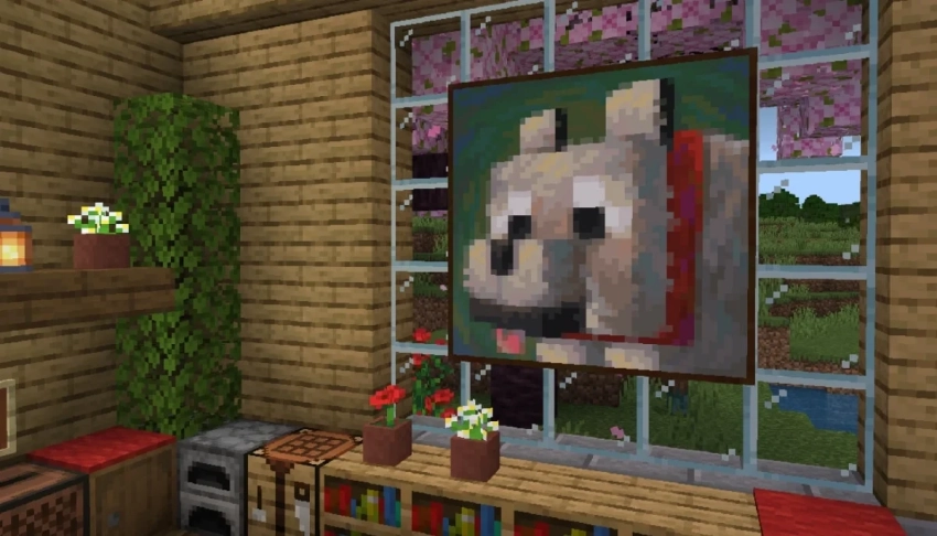 В Minecraft добавили картину и пластинку с мемной мелодией из фильма «Minecraft в кино»